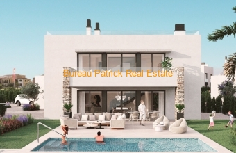 ESPMI/AF/002/34/20F12/00000, Mallorca, Es Trenc, nieuwbouw villa met privé zwembad, tuin en garage te koop